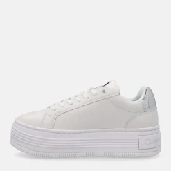 CALVIN KLEIN BOLD PLATF LOW LACE LTH ML MET | Donna Sneakers