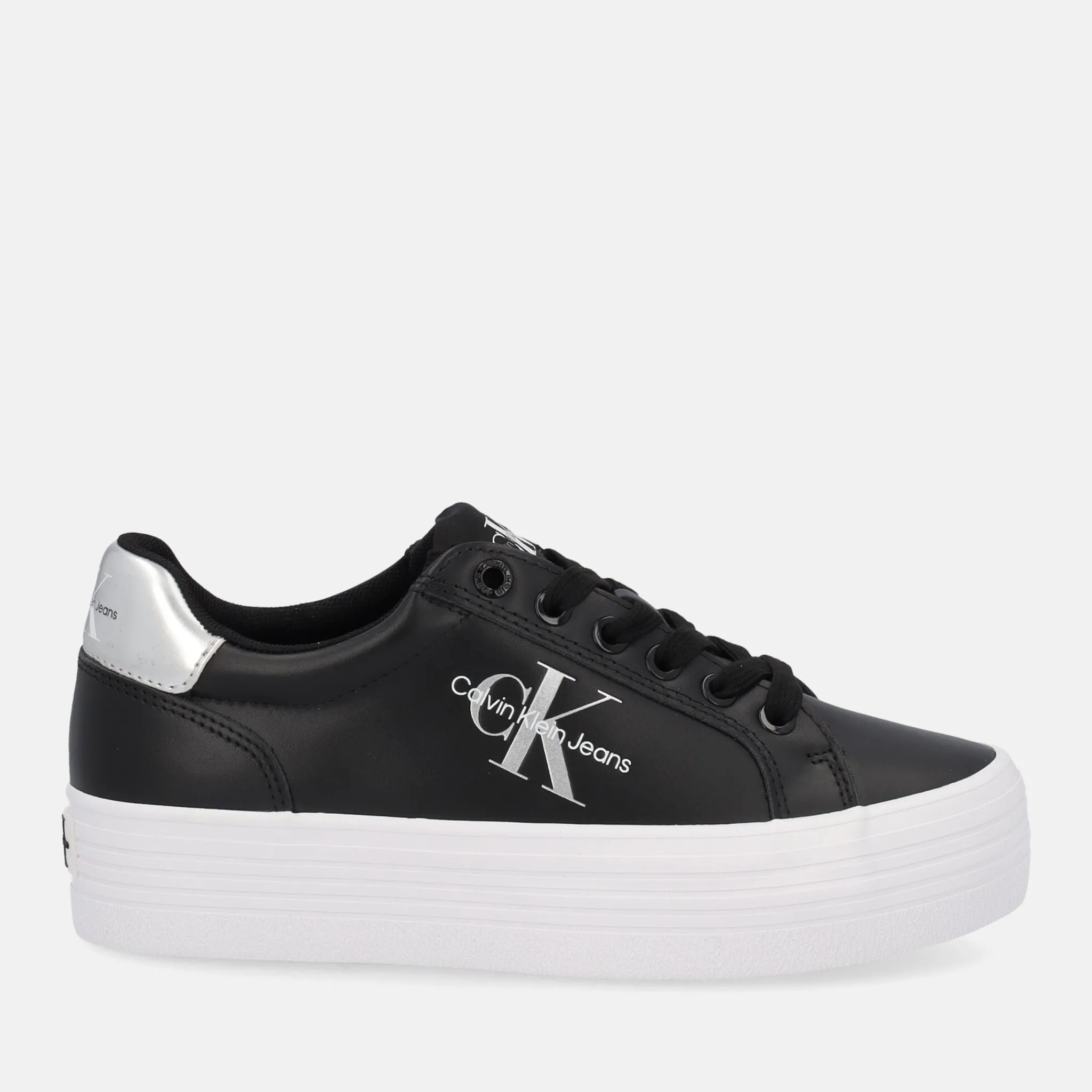 CALVIN KLEIN VULC FLATF LACEUP LTH REFL | Donna Sneakers