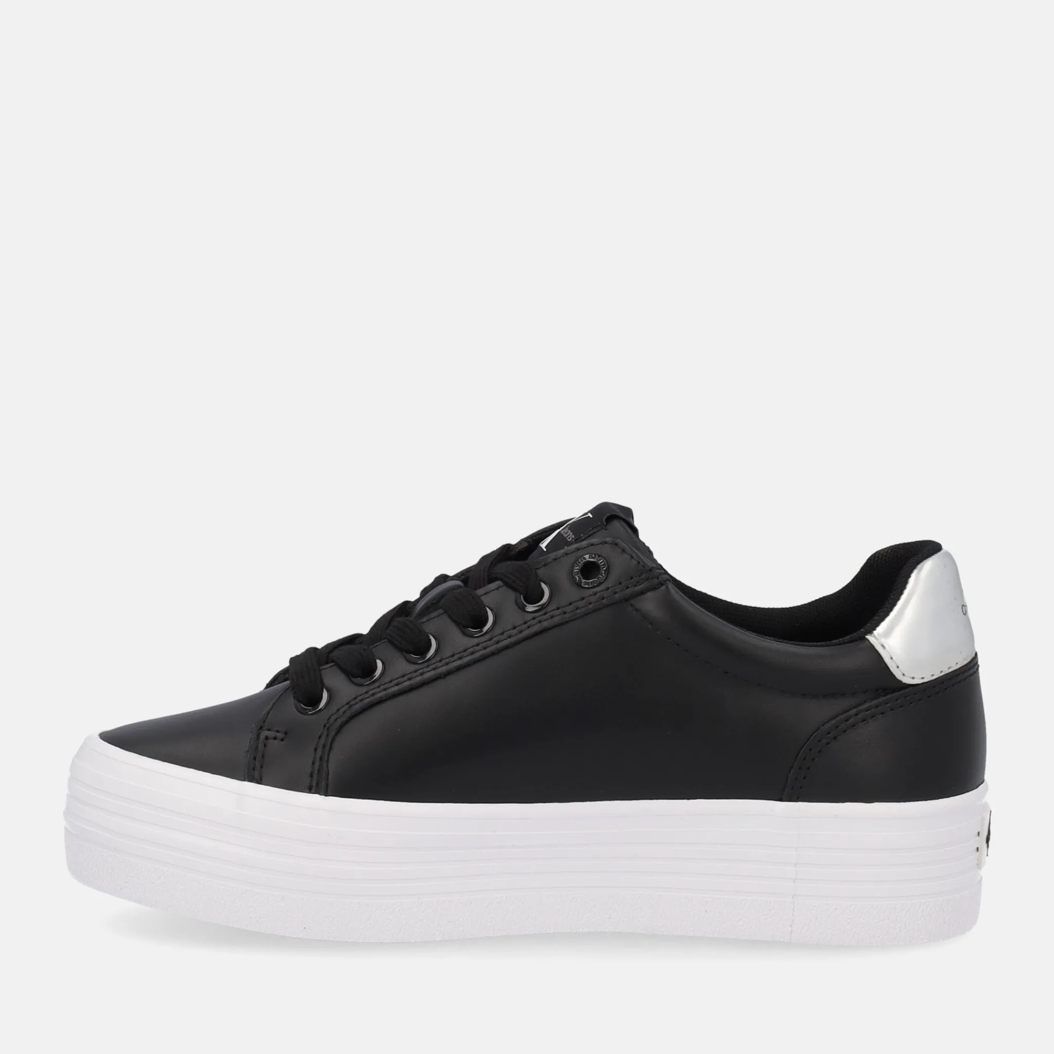 CALVIN KLEIN VULC FLATF LACEUP LTH REFL | Donna Sneakers