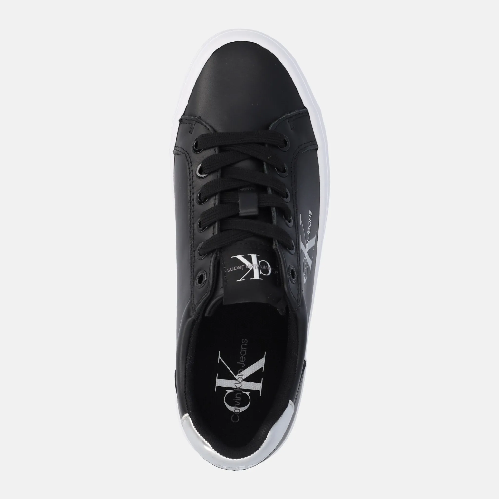 CALVIN KLEIN VULC FLATF LACEUP LTH REFL | Donna Sneakers