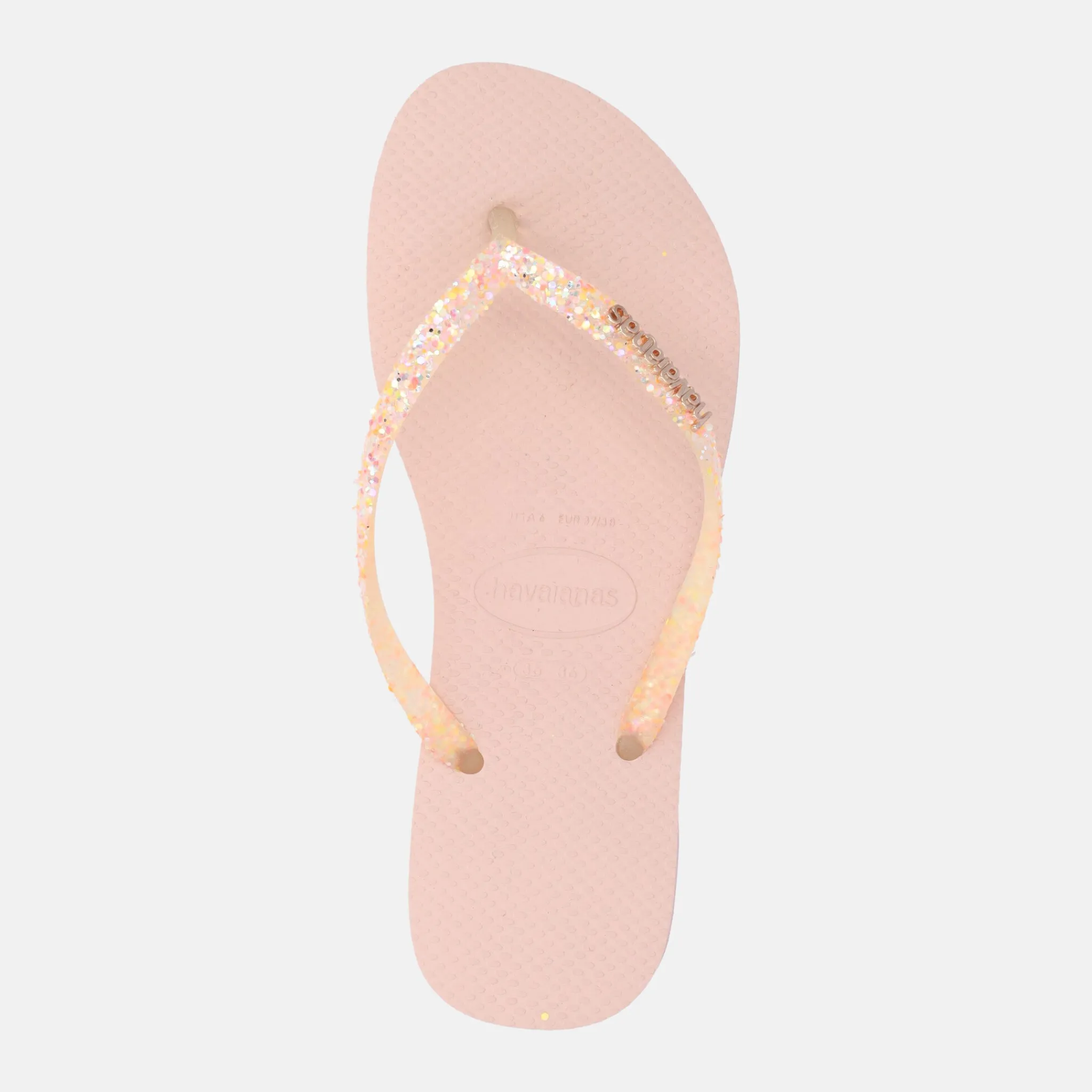 HAVAIANAS SLIM GLITTER FLOURISH | Donna Ciabatte