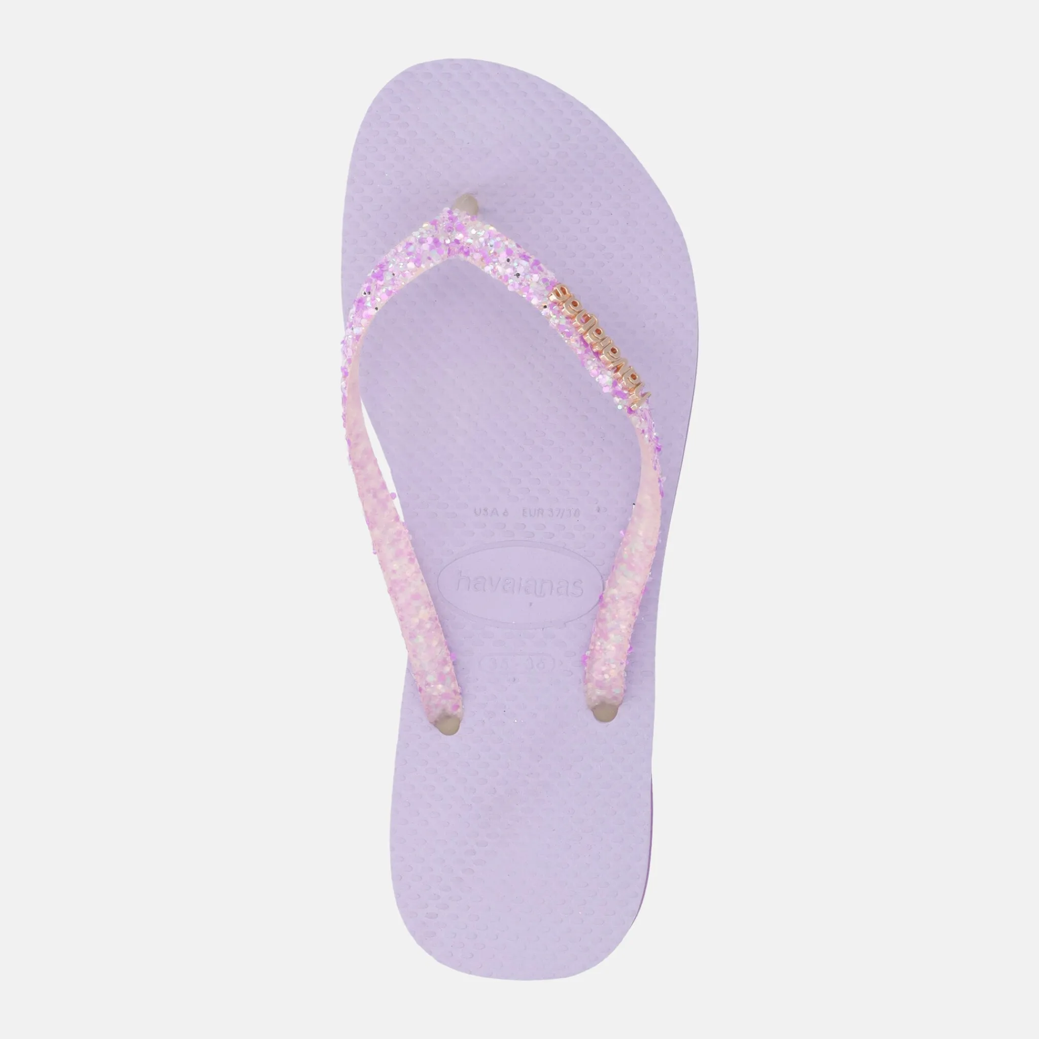 HAVAIANAS SLIM GLITTER FLOURISH | Donna Ciabatte