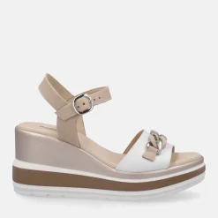 NERO GIARDINI SANDALI CON ZEPPA | Donna Sandali | Zeppe