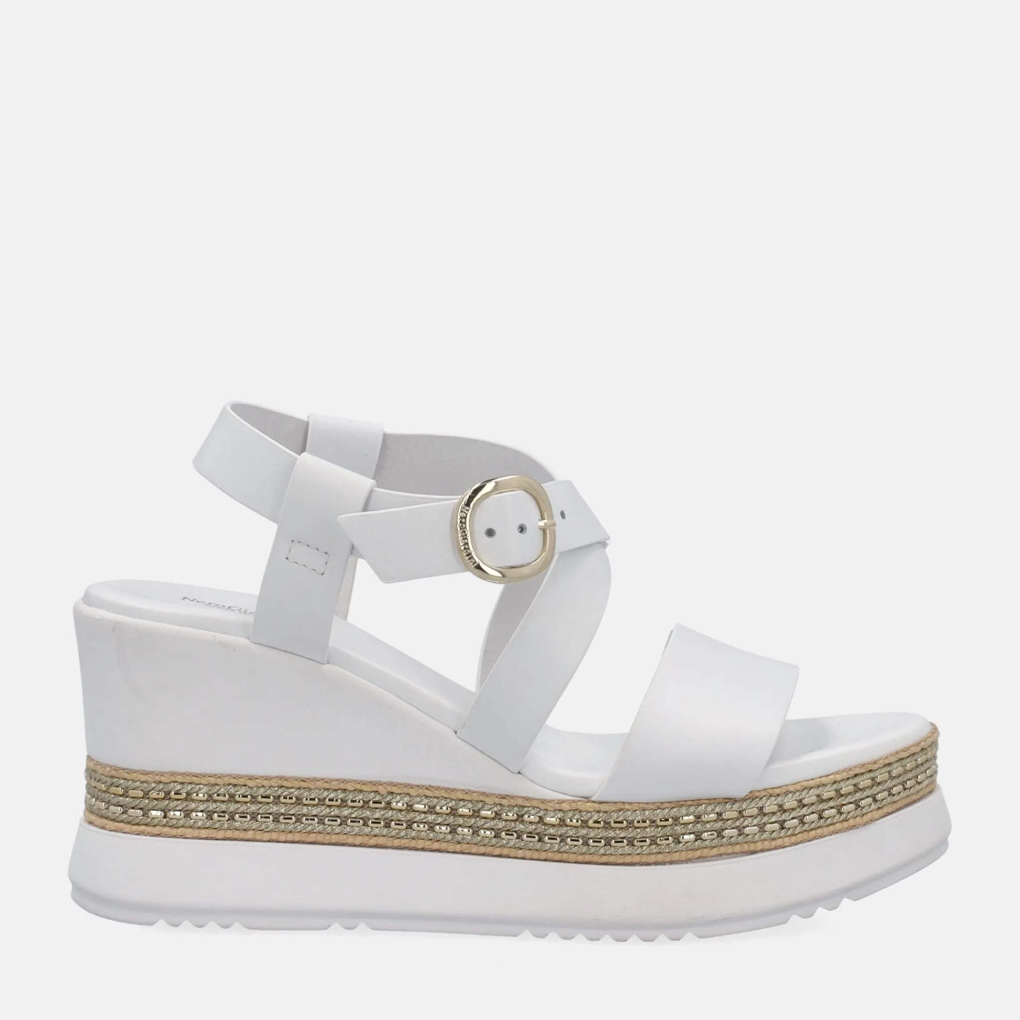 NERO GIARDINI SANDALI CON ZEPPA | Donna Sandali | Zeppe