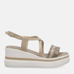 NERO GIARDINI SANDALI CON ZEPPA | Donna Sandali | Zeppe