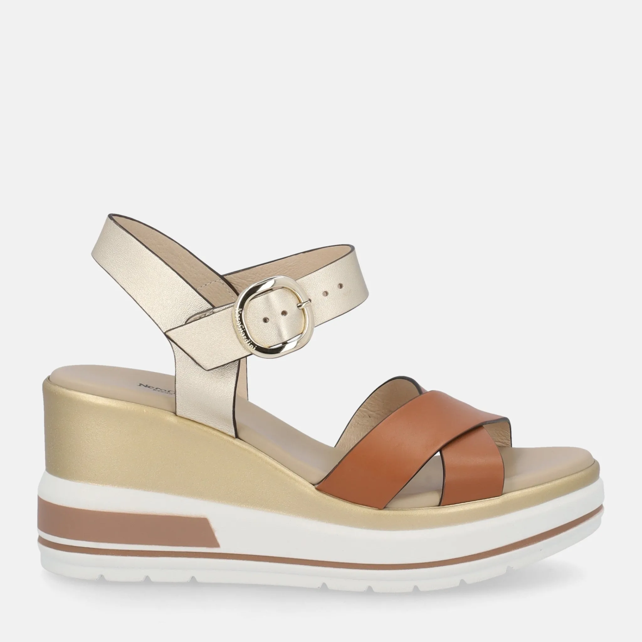 NERO GIARDINI SANDALI CON ZEPPA | Donna Sandali | Zeppe
