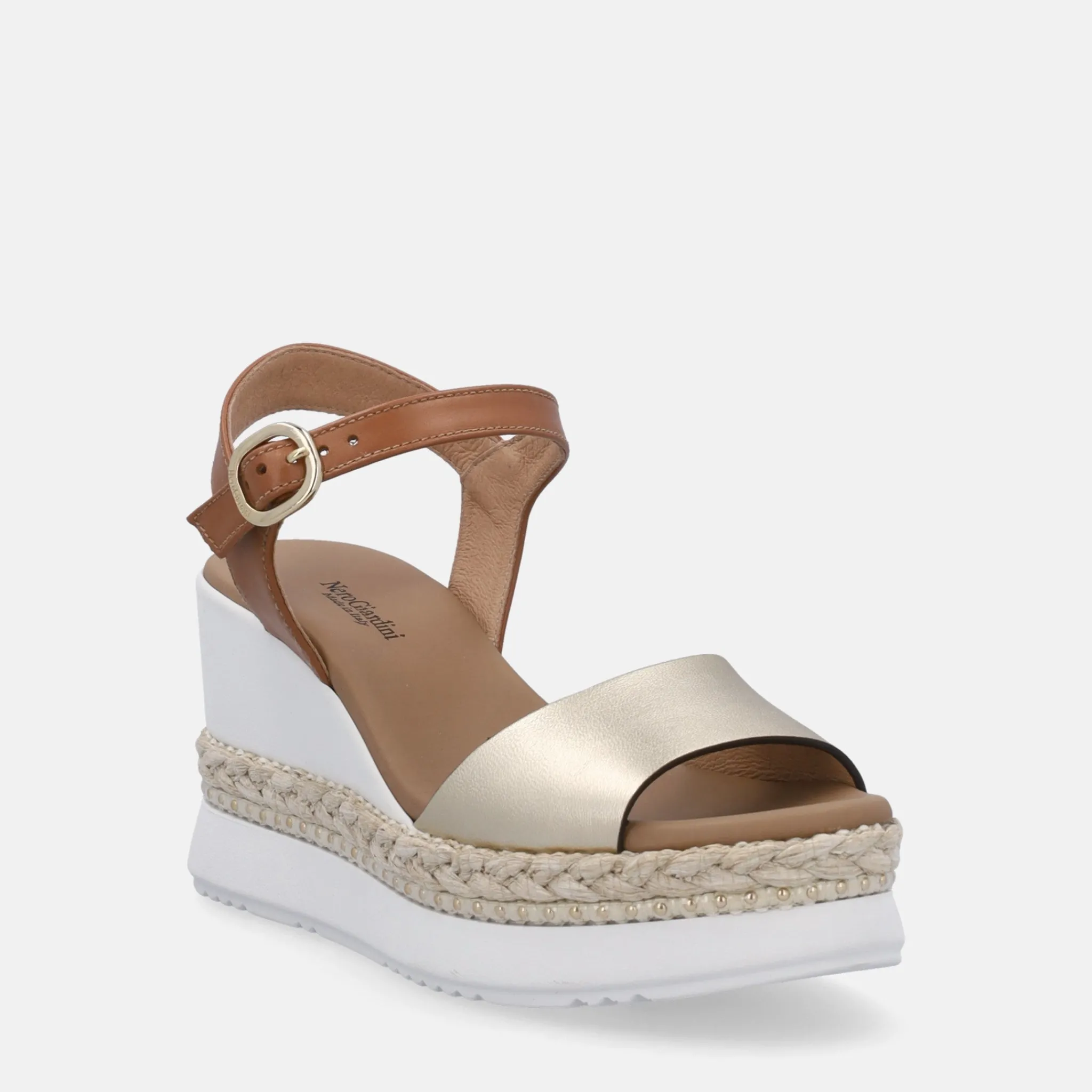 NERO GIARDINI SANDALI CON ZEPPA | Donna Sandali | Zeppe