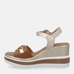 NERO GIARDINI SANDALI CON ZEPPA | Donna Sandali | Zeppe