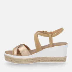 NERO GIARDINI SANDALI CON ZEPPA | Donna Sandali | Zeppe