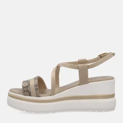 NERO GIARDINI SANDALI CON ZEPPA | Donna Sandali | Zeppe
