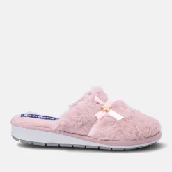 INBLU Pantofole calde con fiocco | Donna Ciabatte