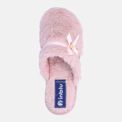 INBLU Pantofole calde con fiocco | Donna Ciabatte
