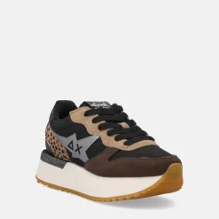 SUN68 BIG STARGIRL MIX MATERIAL | Donna Sneakers