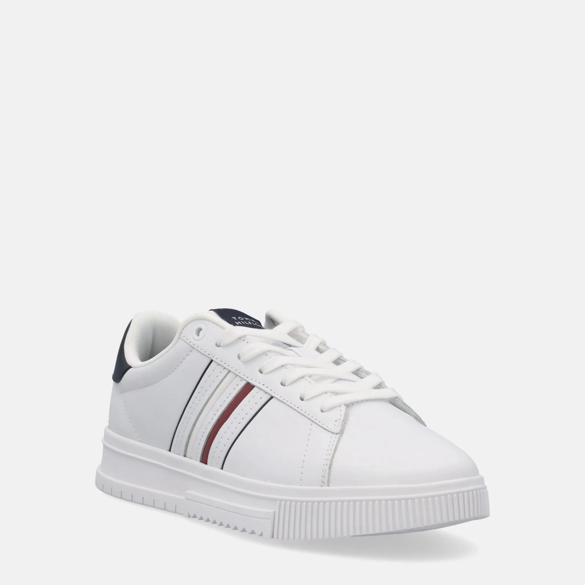 TOMMY HILFIGER MODERN CUPSOLE STRIPES LTH | Uomo Sneakers