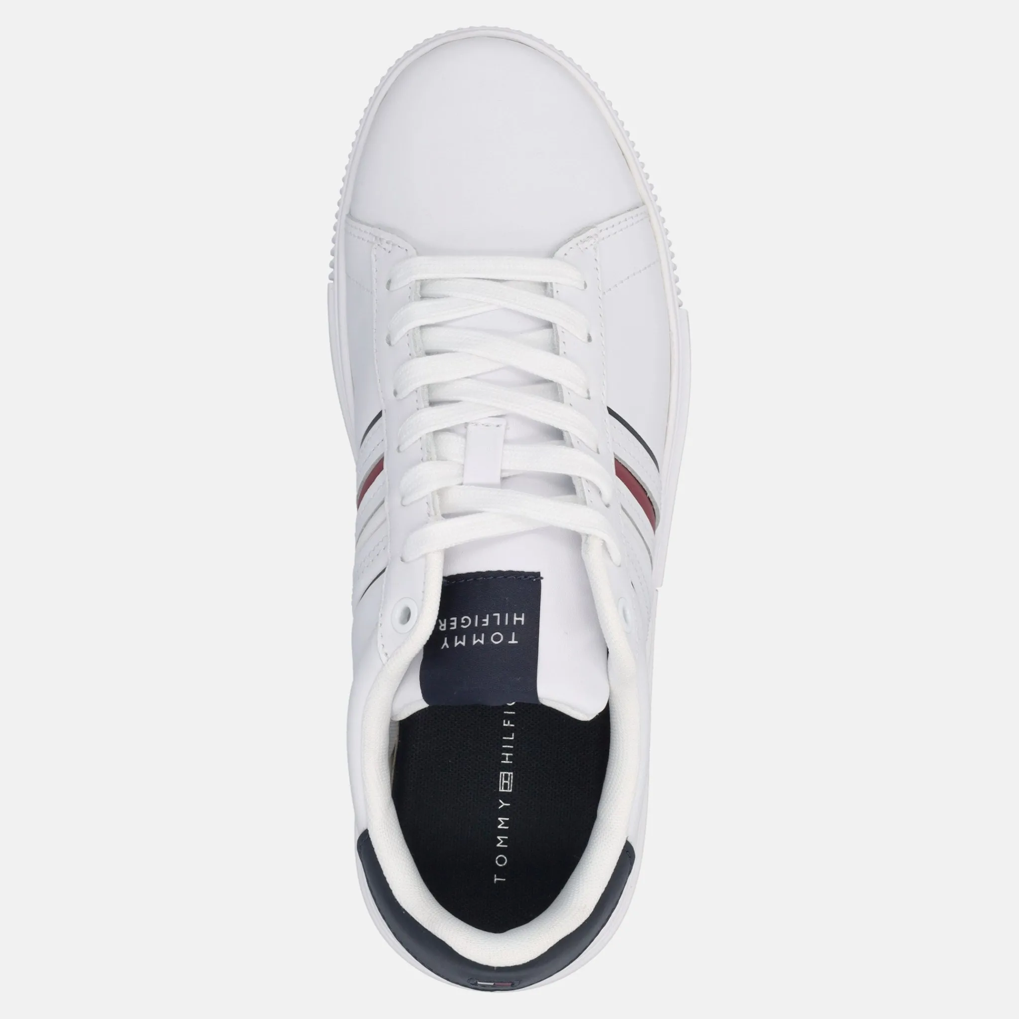 TOMMY HILFIGER MODERN CUPSOLE STRIPES LTH | Uomo Sneakers